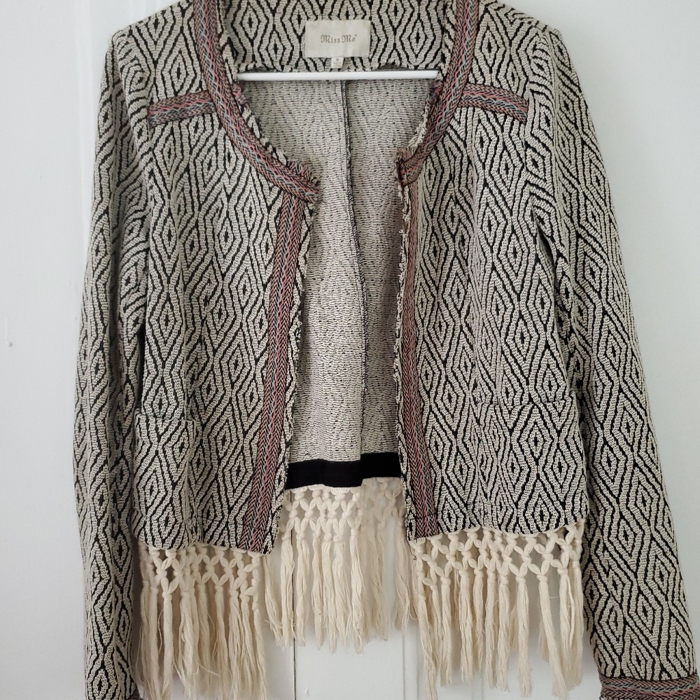 Embroidered Miss Me Jacket